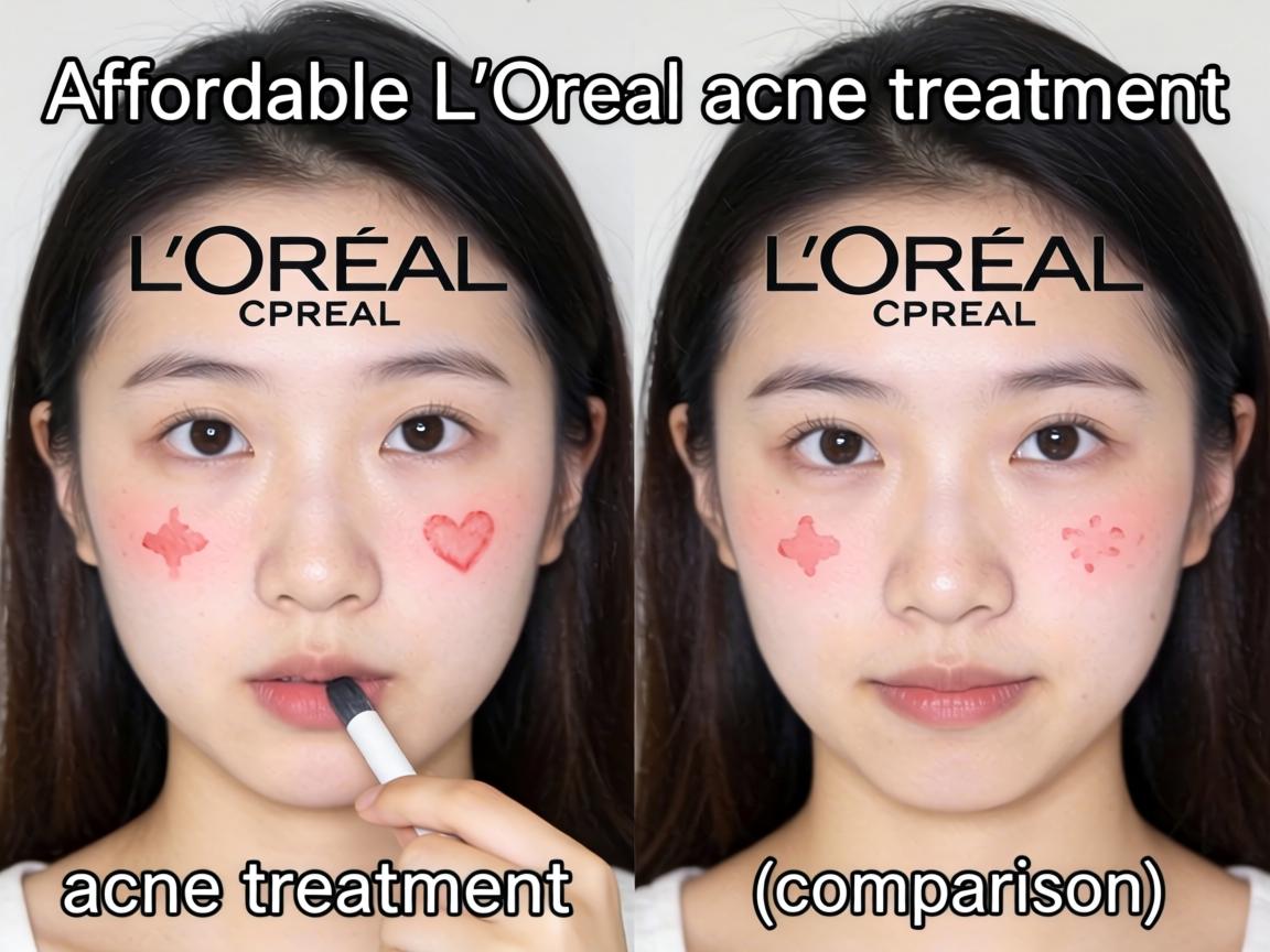 affordable L'Oreal acne treatment comparison