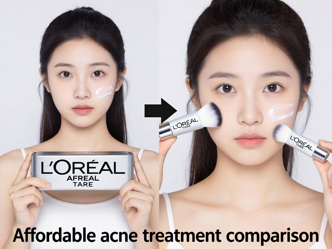 affordable L'Oreal acne treatment comparison