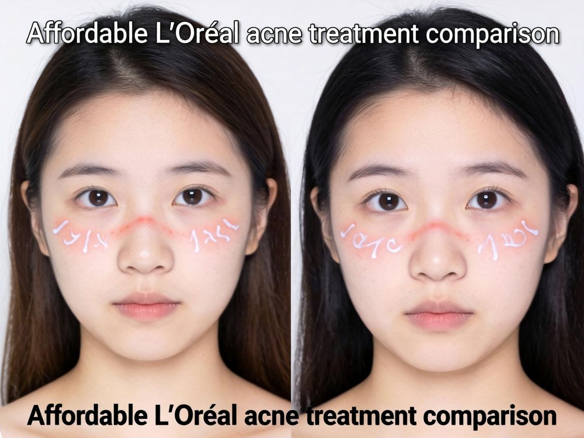 affordable L'Oreal acne treatment comparison