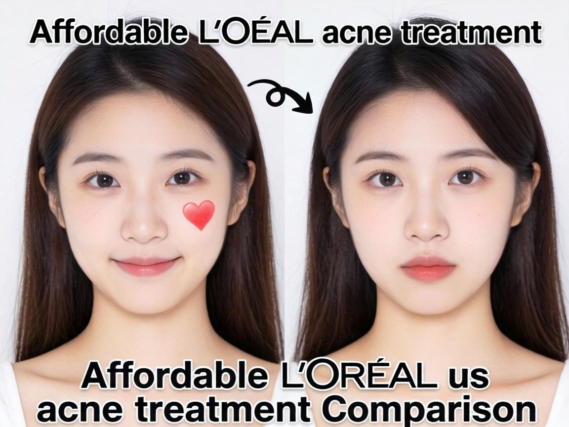 affordable L'Oreal acne treatment comparison