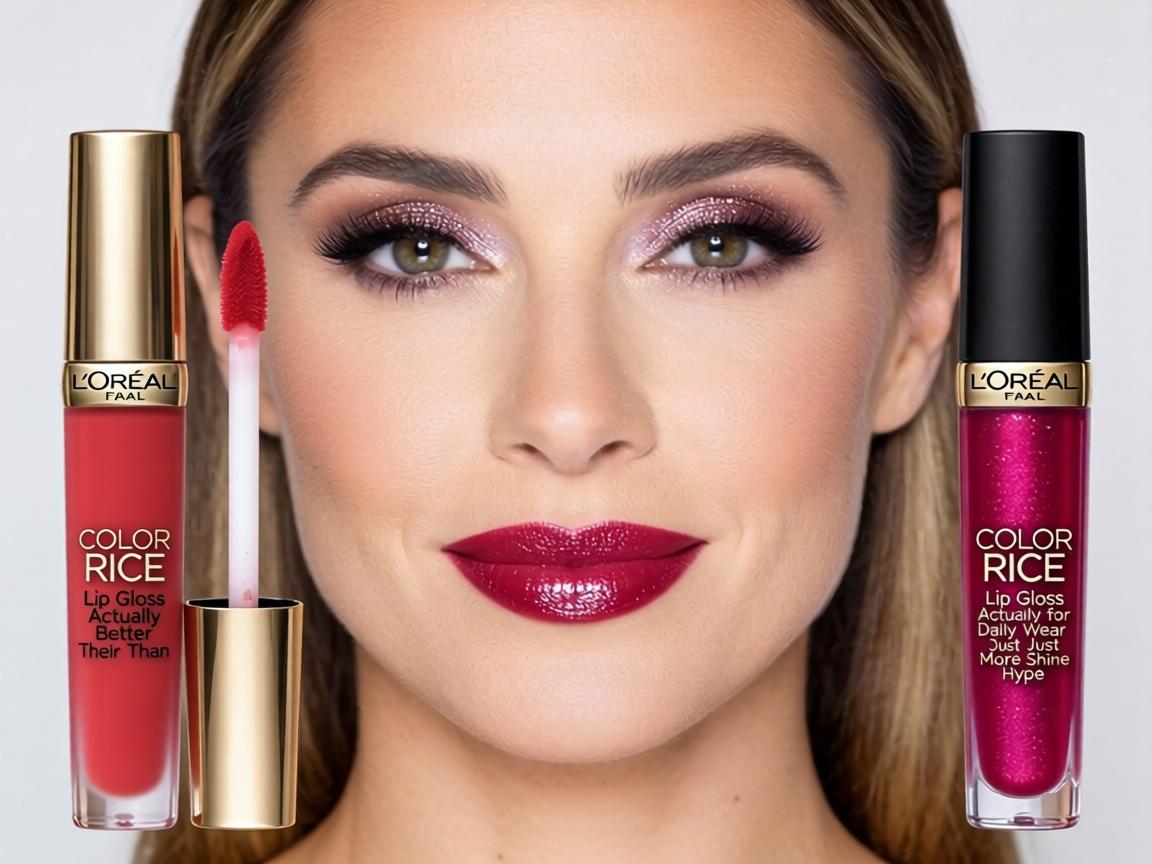 Is L’Oréal Color Riche Lip Gloss Actually Better Than Their Lip Stain for Daily Wear or Just More Shine Hype_