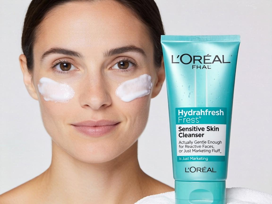 Is L'Oréal Hydrafresh Sensitive Skin Cleanser Actually Gentle Enough for Reactive Faces, or Just Marketing Fluff_