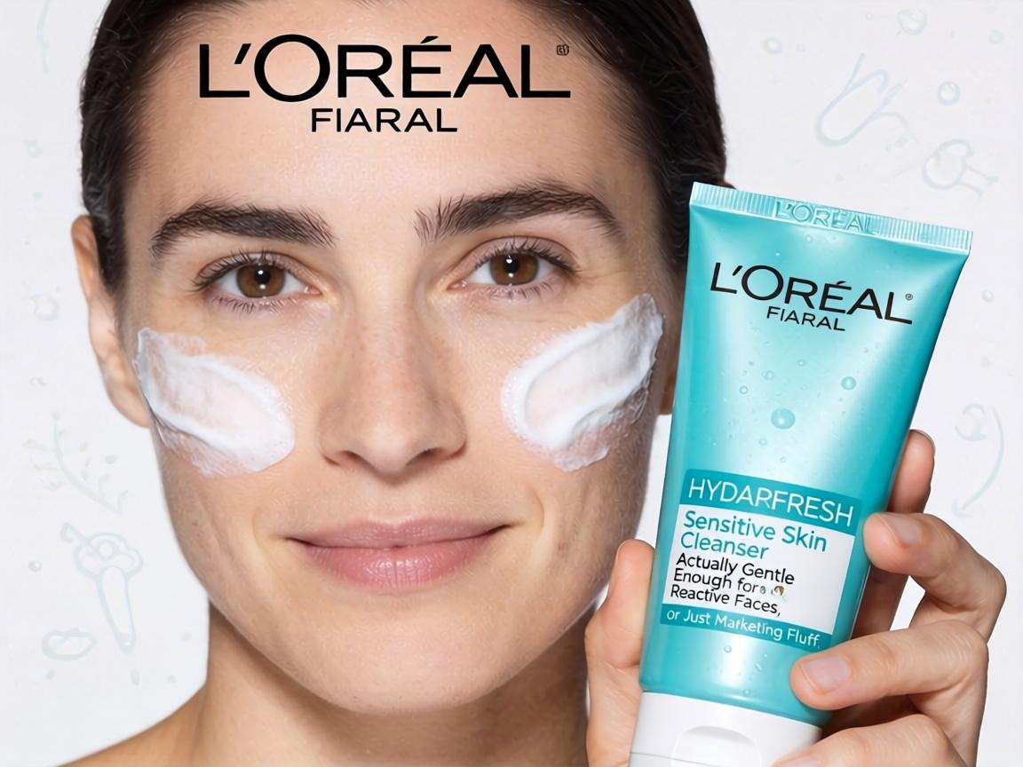 Is L'Oréal Hydrafresh Sensitive Skin Cleanser Actually Gentle Enough for Reactive Faces, or Just Marketing Fluff_