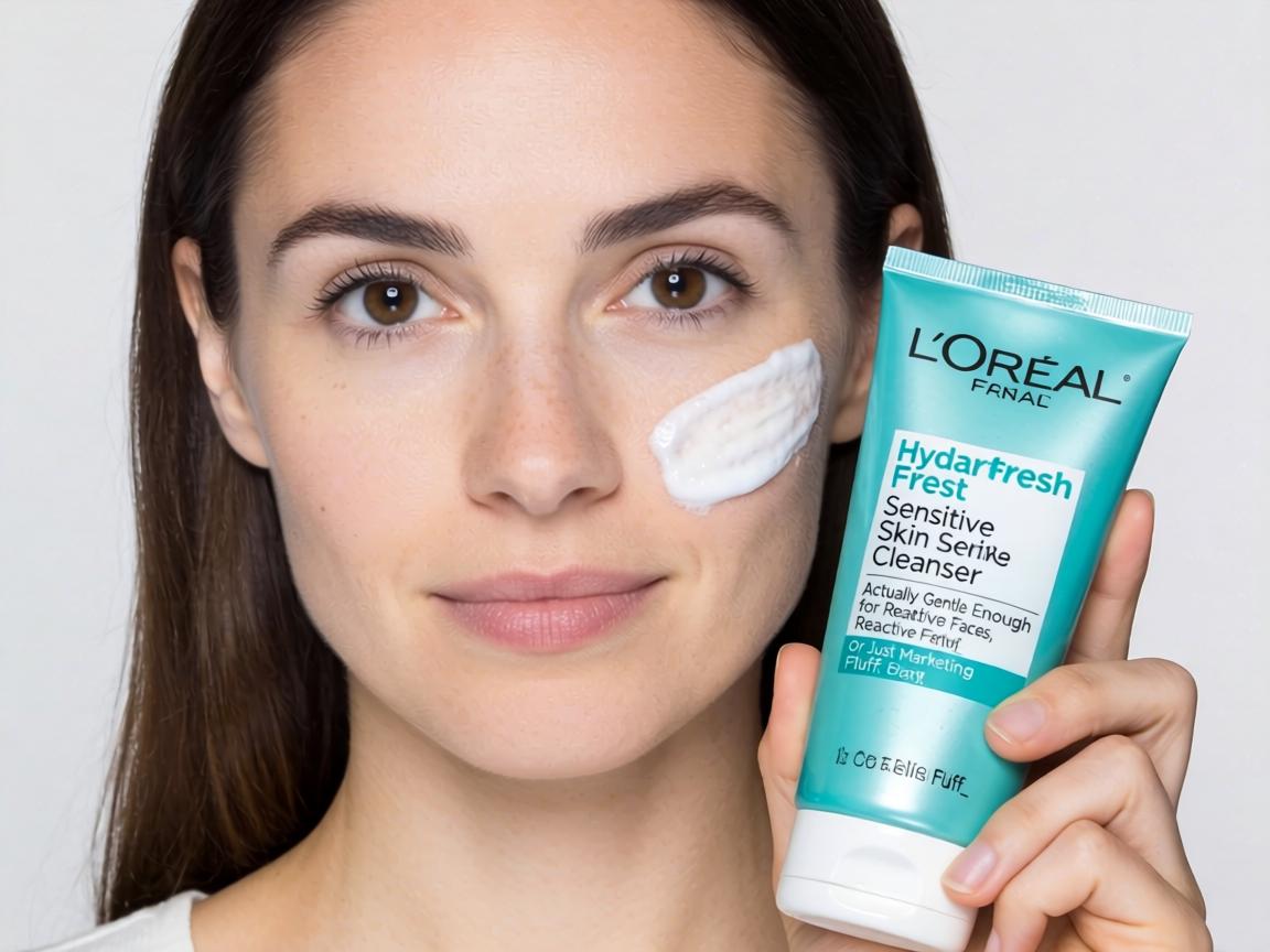 Is L'Oréal Hydrafresh Sensitive Skin Cleanser Actually Gentle Enough for Reactive Faces, or Just Marketing Fluff_