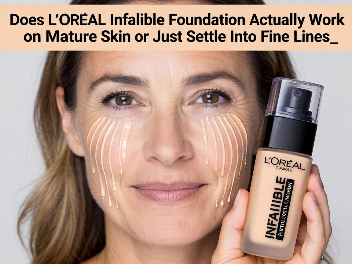 Does L’Oréal Infallible Foundation Actually Work on Mature Skin or Just Settle Into Fine Lines_
