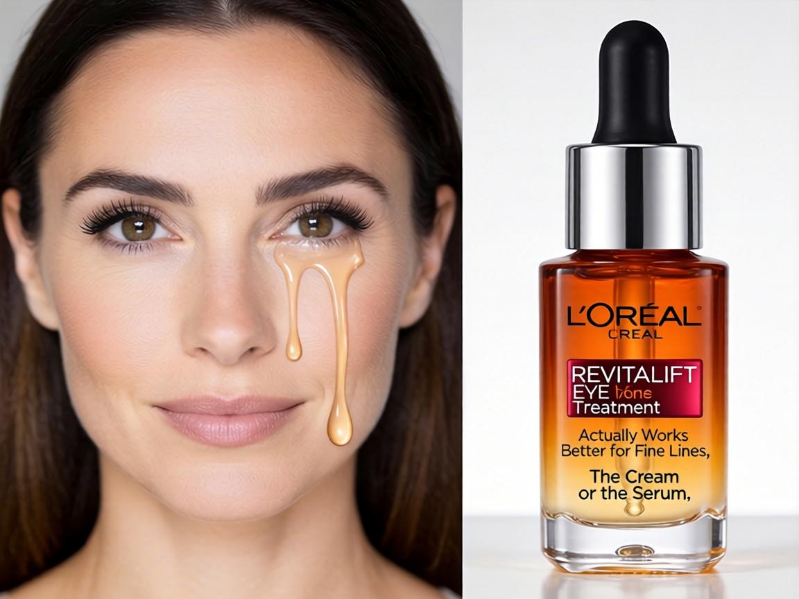 Which L’Oréal Revitalift Eye Treatment Actually Works Better for Fine Lines_ The Cream or the Serum_