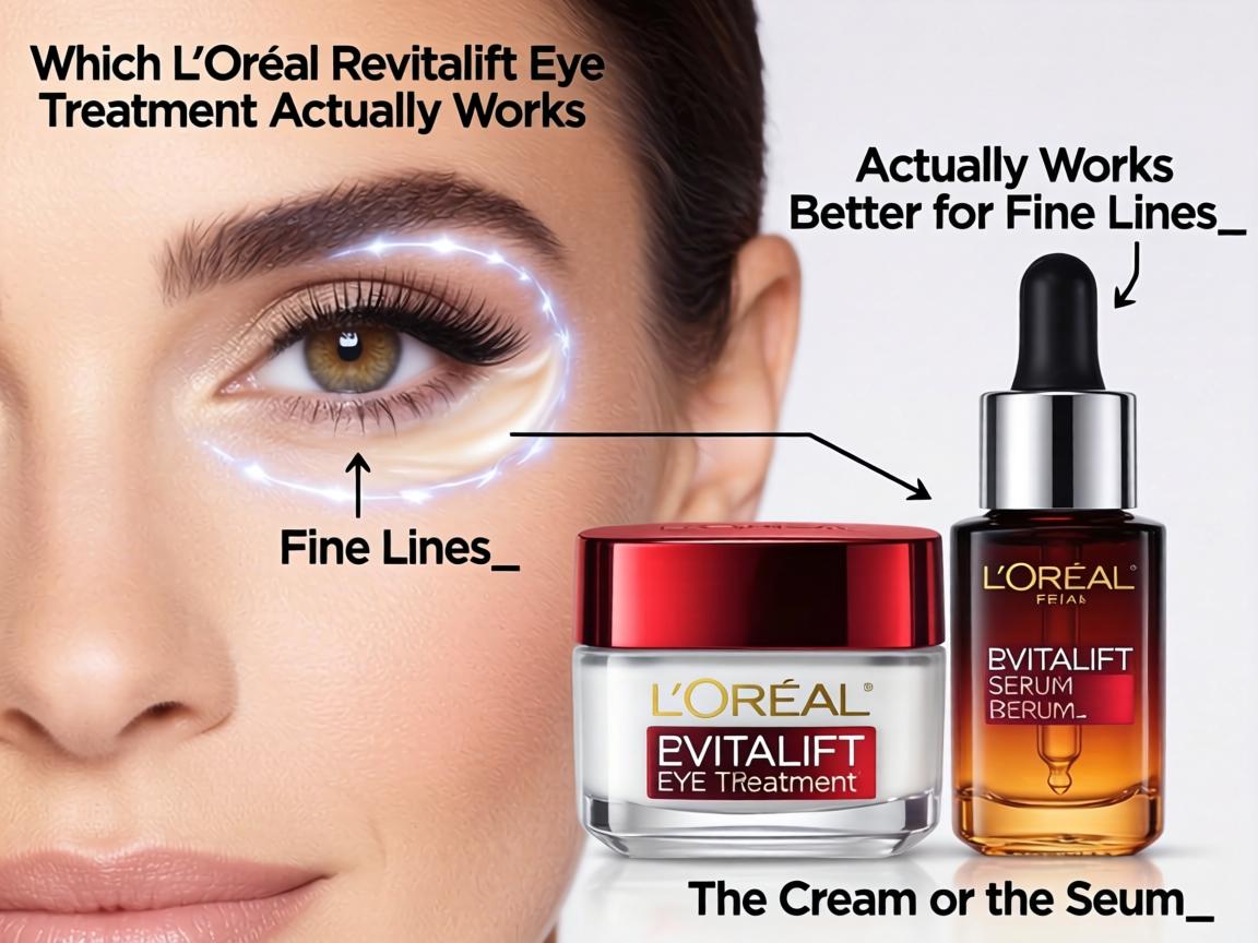 Which L’Oréal Revitalift Eye Treatment Actually Works Better for Fine Lines_ The Cream or the Serum_