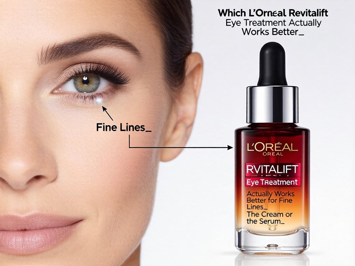 Which L’Oréal Revitalift Eye Treatment Actually Works Better for Fine Lines_ The Cream or the Serum_