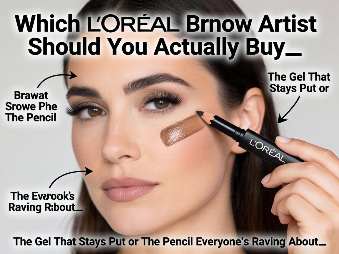 Which L'Oréal Brow Artist Should You Actually Buy_ The Gel That Stays Put or The Pencil Everyone's Raving About_