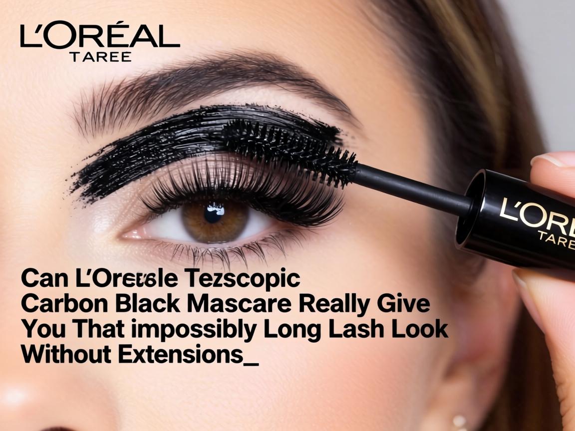 Can L’Oréal Telescopic Carbon Black Mascara Really Give You That Impossibly Long Lash Look Without Extensions_