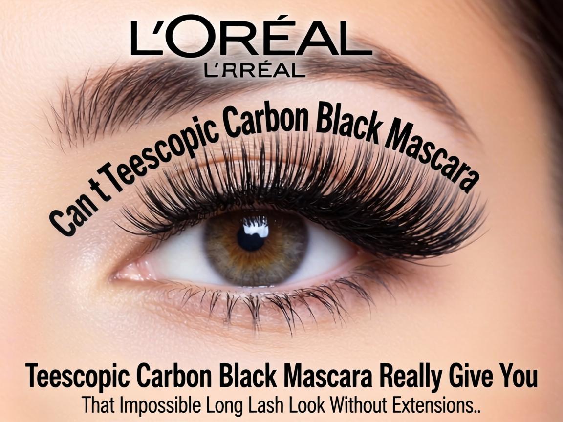 Can L’Oréal Telescopic Carbon Black Mascara Really Give You That Impossibly Long Lash Look Without Extensions_