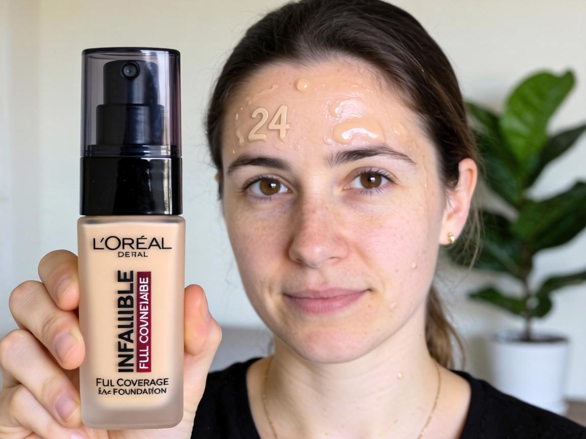 Does L'Oréal Infallible Full Coverage Foundation Really Live Up to Its 24-Hour Wear Claim in Real Life Testing_