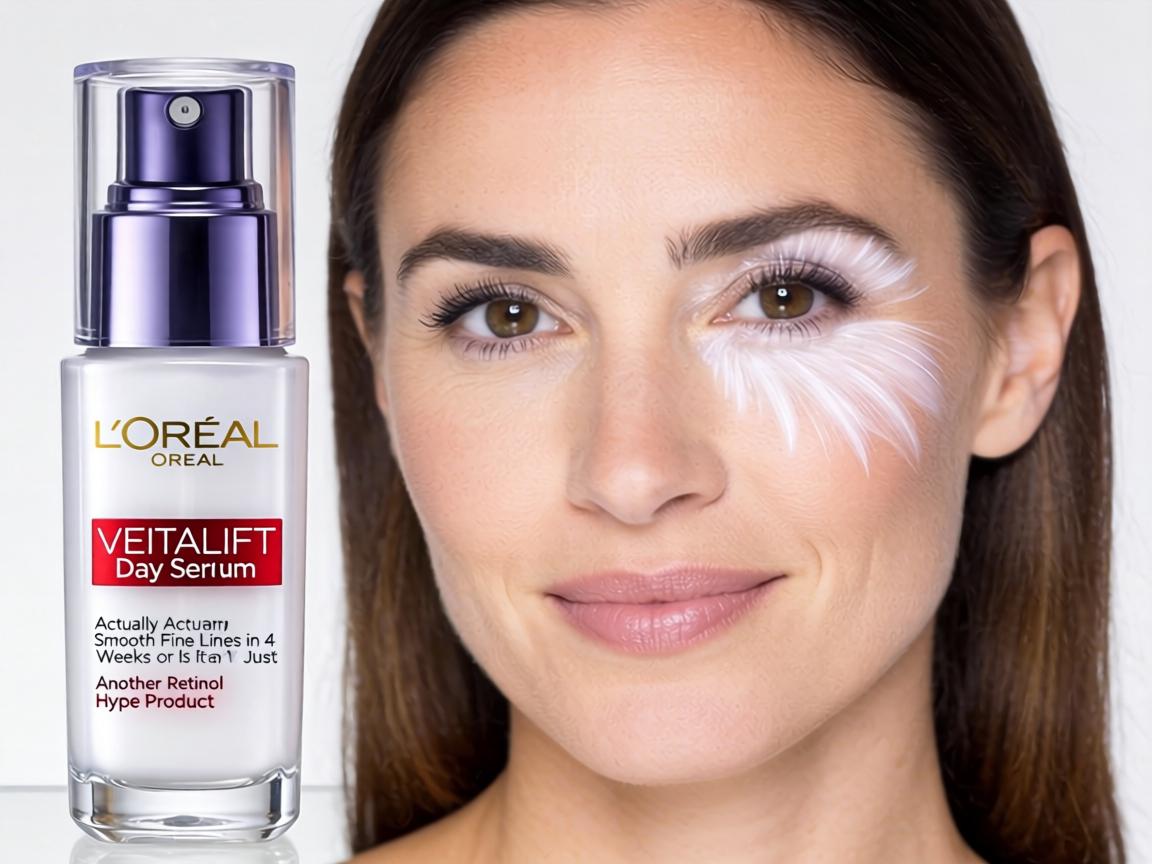 Can L'Oréal Revitalift Day Serum Actually Smooth Fine Lines in 4 Weeks or Is It Just Another Retinol Hype Product_