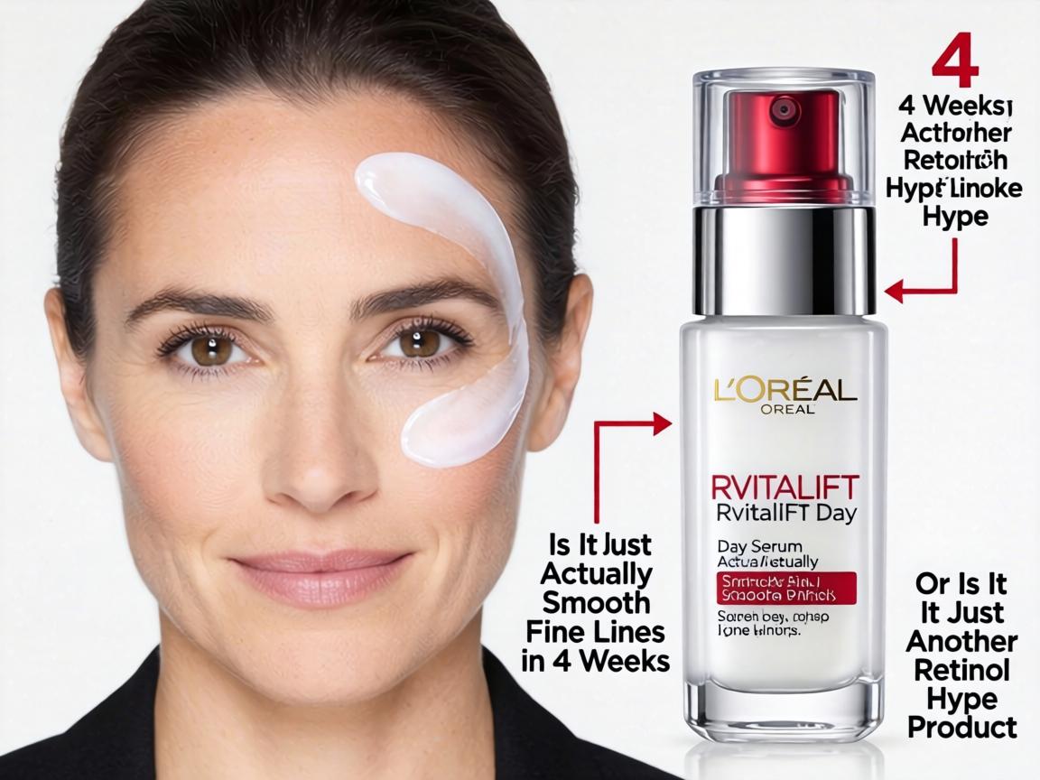 Can L'Oréal Revitalift Day Serum Actually Smooth Fine Lines in 4 Weeks or Is It Just Another Retinol Hype Product_