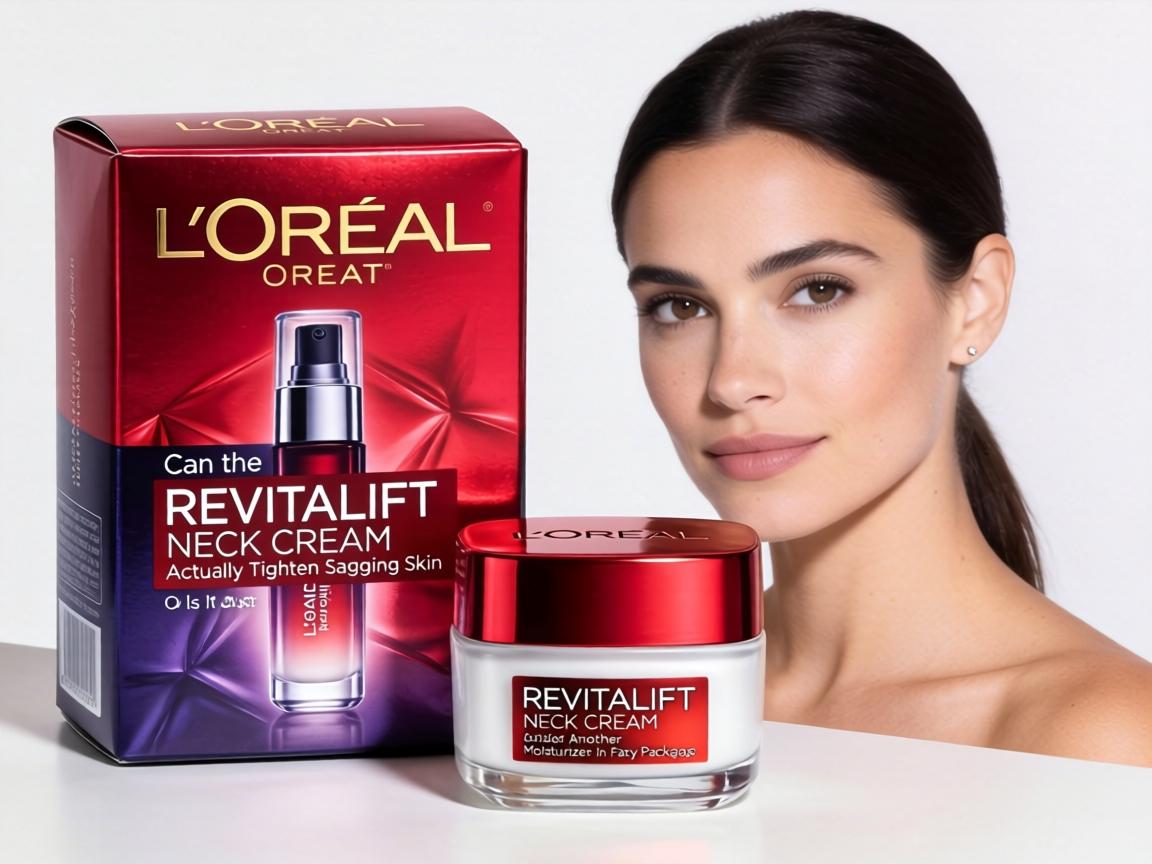 Can the L'Oréal Revitalift Neck Cream Actually Tighten Sagging Skin or Is It Just Another Overpriced Moisturizer in Fancy Packaging_