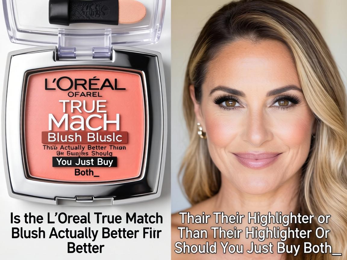 Is the L’Oréal True Match Blush Actually Better Than Their Highlighter or Should You Just Buy Both_