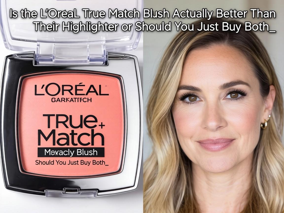 Is the L’Oréal True Match Blush Actually Better Than Their Highlighter or Should You Just Buy Both_