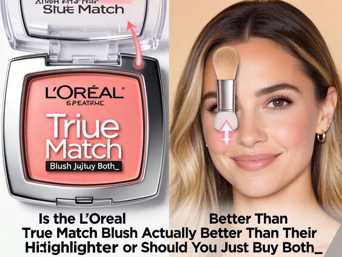 Is the L’Oréal True Match Blush Actually Better Than Their Highlighter or Should You Just Buy Both_