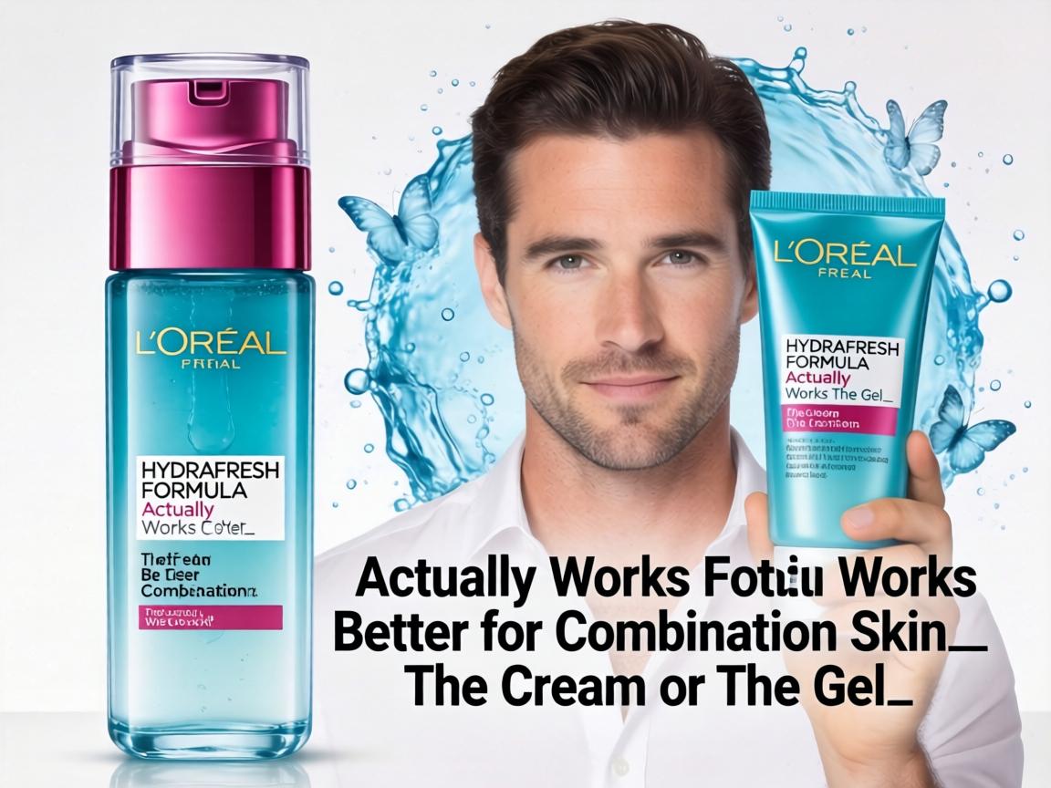 Which L'Oréal HydraFresh Formula Actually Works Better for Combination Skin_ The Cream or The Gel_
