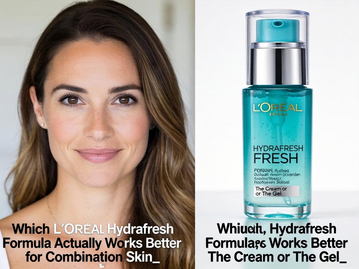 Which L'Oréal HydraFresh Formula Actually Works Better for Combination Skin_ The Cream or The Gel_
