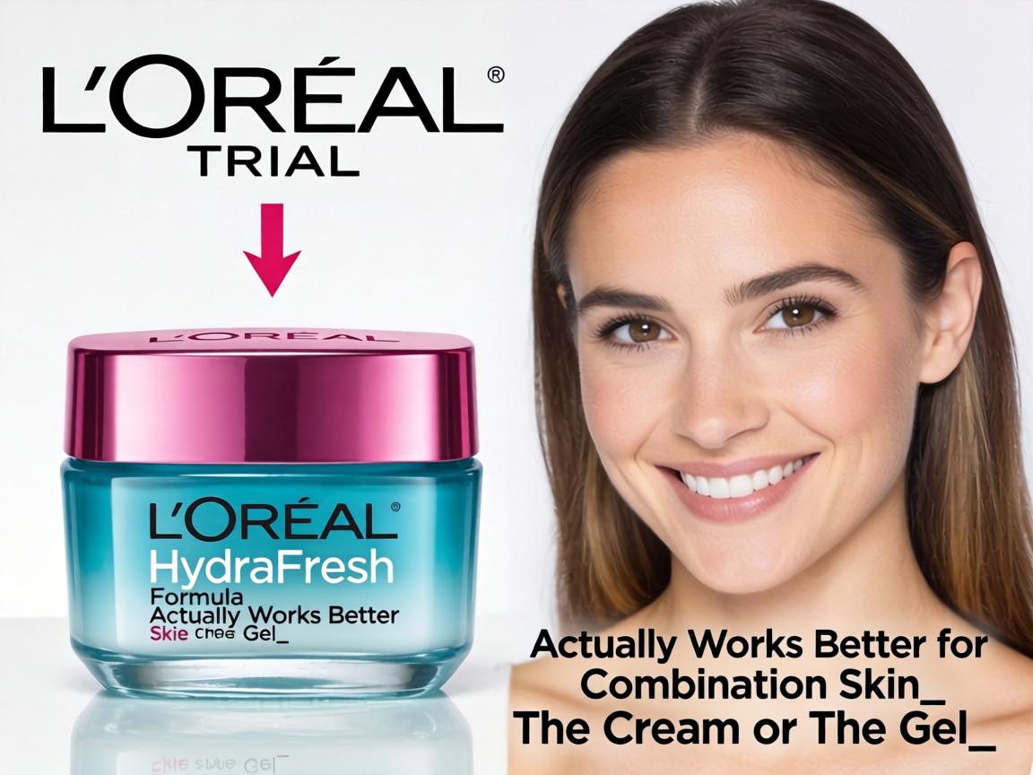 Which L'Oréal HydraFresh Formula Actually Works Better for Combination Skin_ The Cream or The Gel_