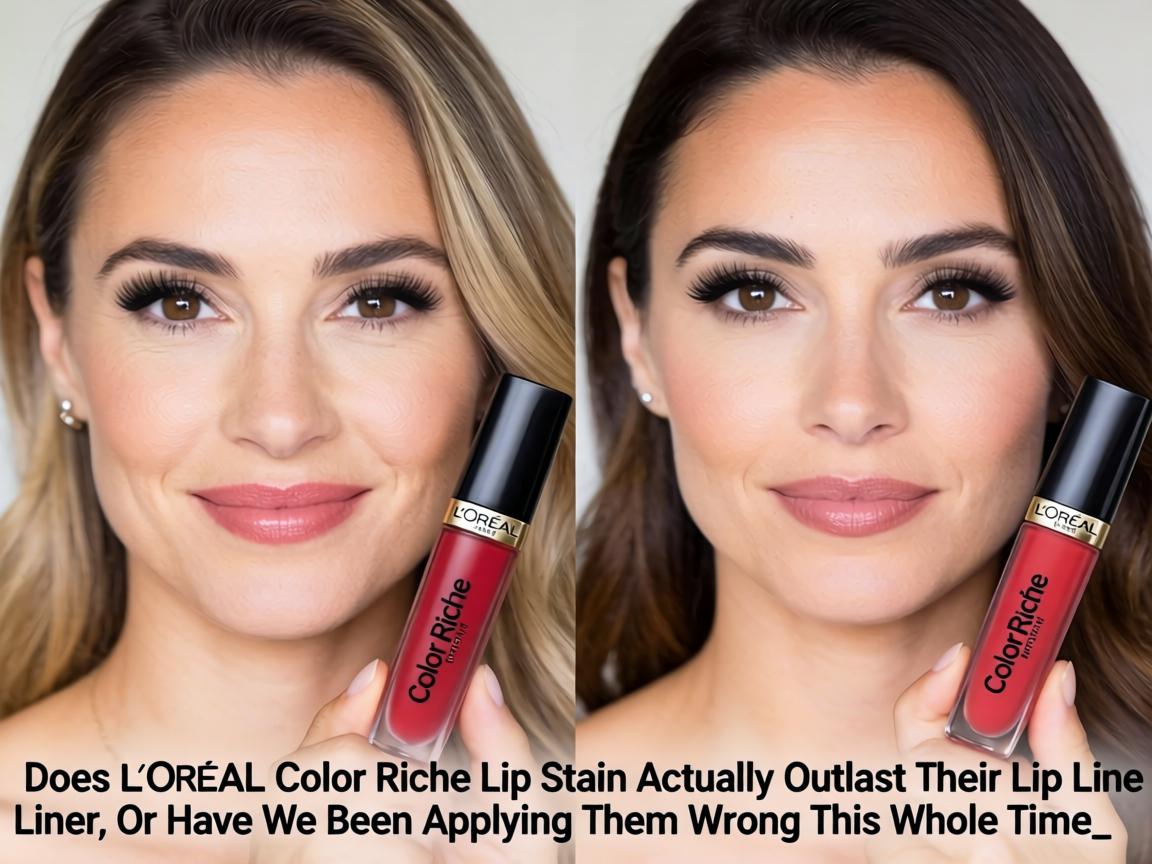 Does L'Oréal Color Riche Lip Stain Actually Outlast Their Lip Liner, or Have We Been Applying Them Wrong This Whole Time_