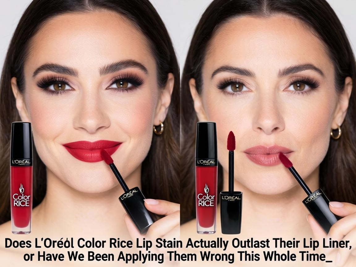 Does L'Oréal Color Riche Lip Stain Actually Outlast Their Lip Liner, or Have We Been Applying Them Wrong This Whole Time_