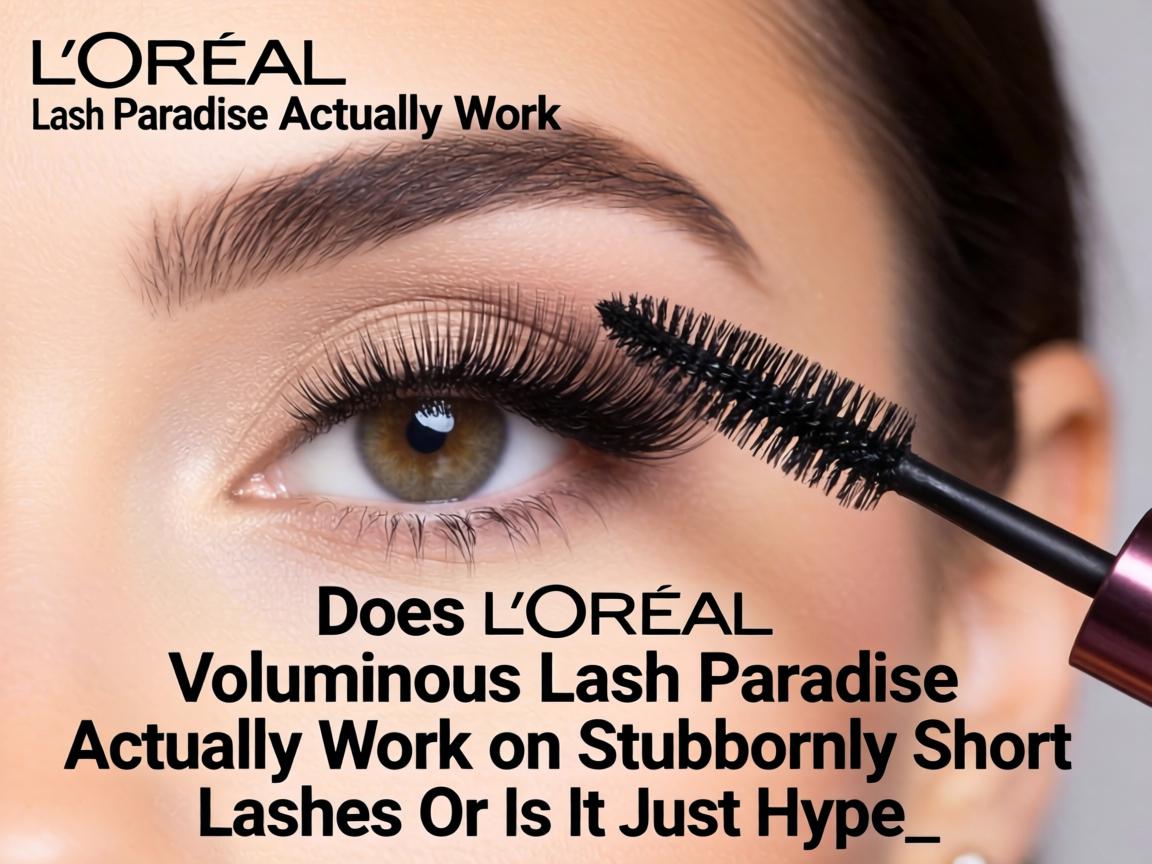 Does L'Oréal Voluminous Lash Paradise Actually Work on Stubbornly Short Lashes or Is It Just Hype_