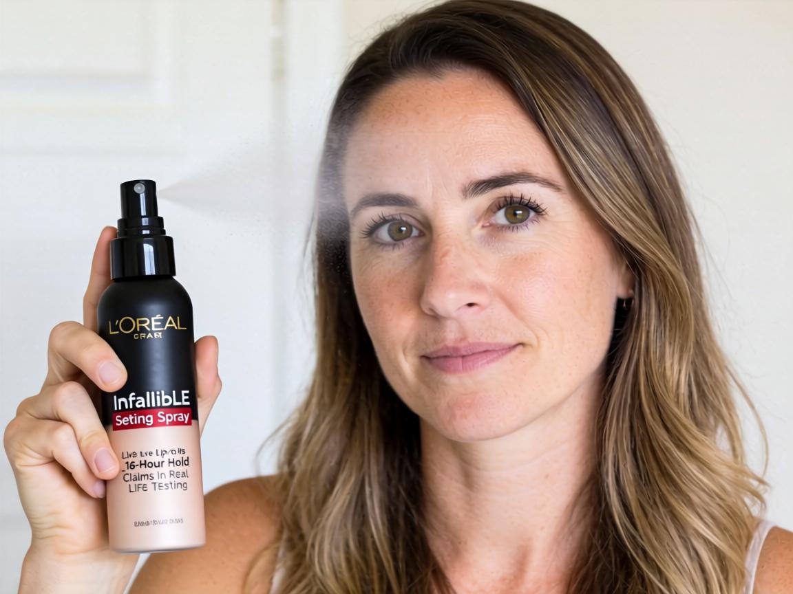 Does L'Oréal Infallible Setting Spray Actually Live Up to Its _16-Hour Hold_ Claims in Real Life Testing_
