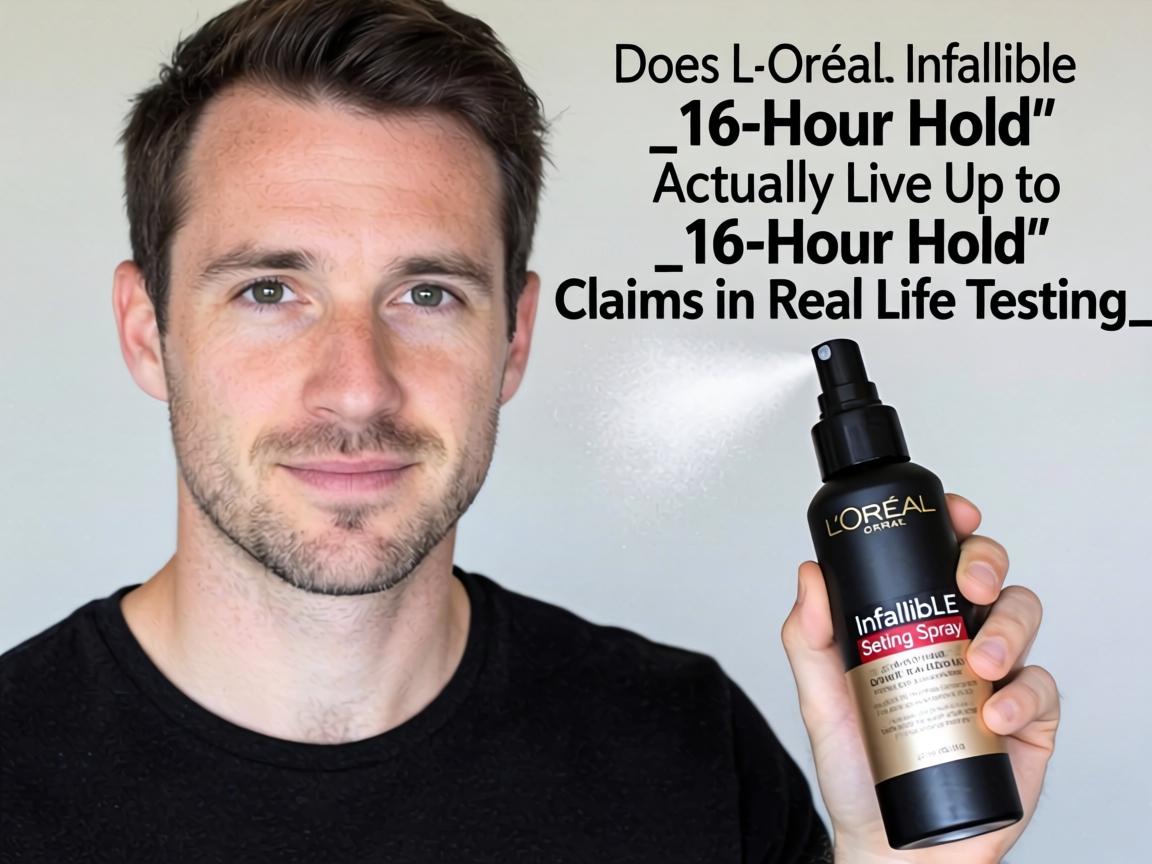 Does L'Oréal Infallible Setting Spray Actually Live Up to Its _16-Hour Hold_ Claims in Real Life Testing_