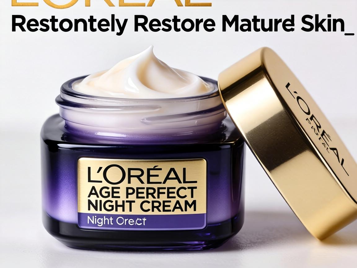Does the L'Oréal Age Perfect Night Cream Actually Restore Mature Skin or Is It Just Another Thick Moisturizer That Sits on Your Face_