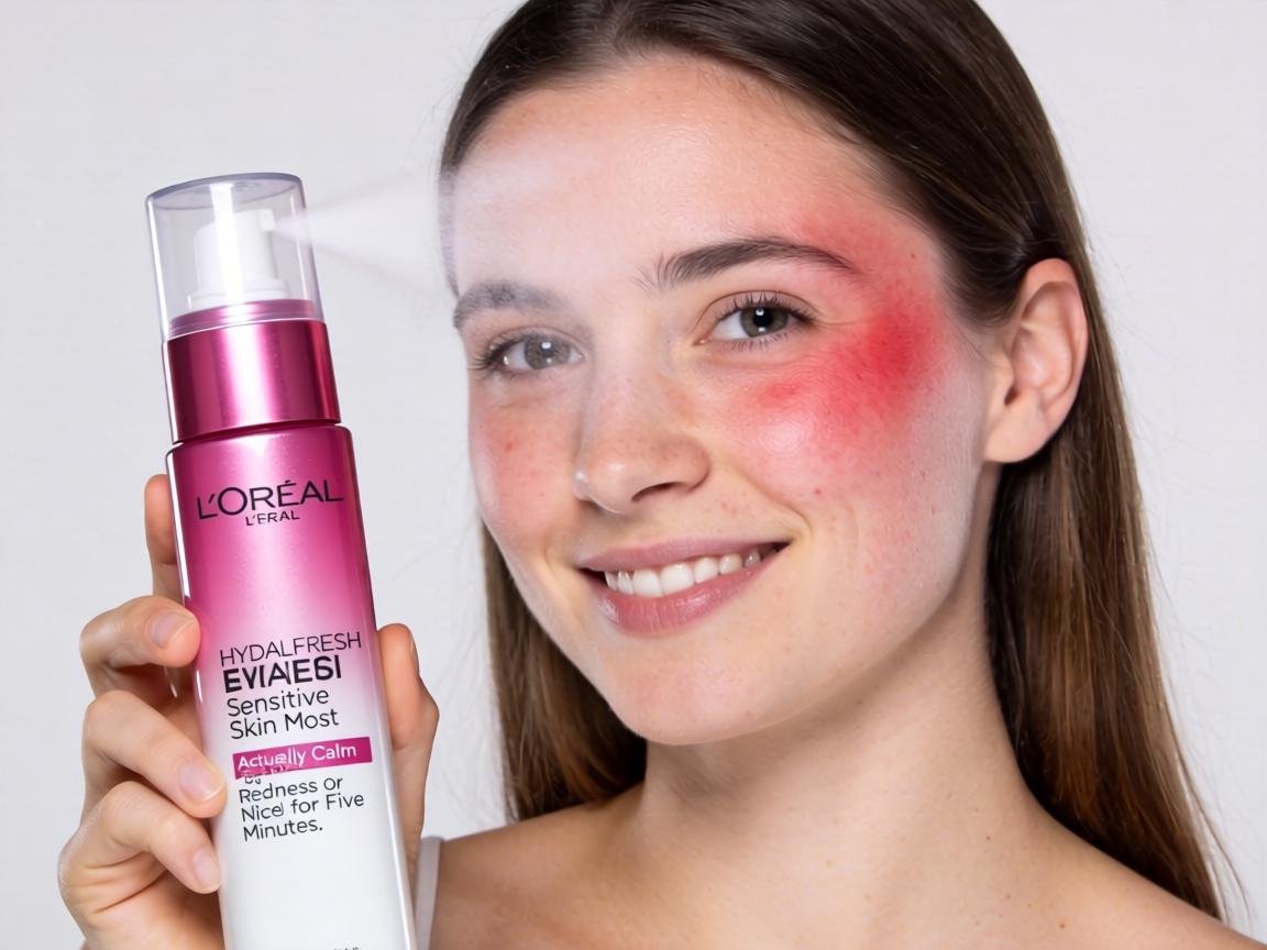 Does L’Oréal Hydrafresh Sensitive Skin Mist Actually Calm Redness or Just Feel Nice for Five Minutes_