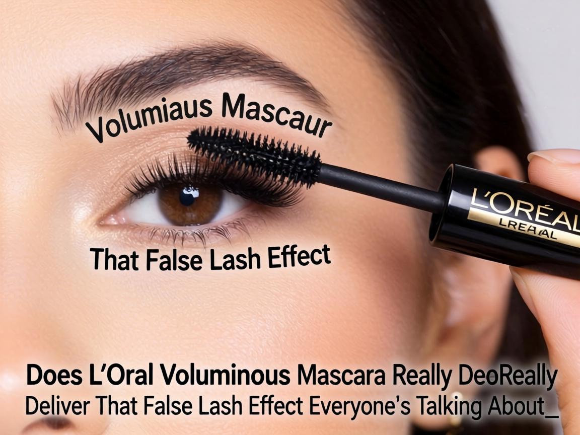 Does L’Oréal Voluminous Mascara Really Deliver That False Lash Effect Everyone’s Talking About_