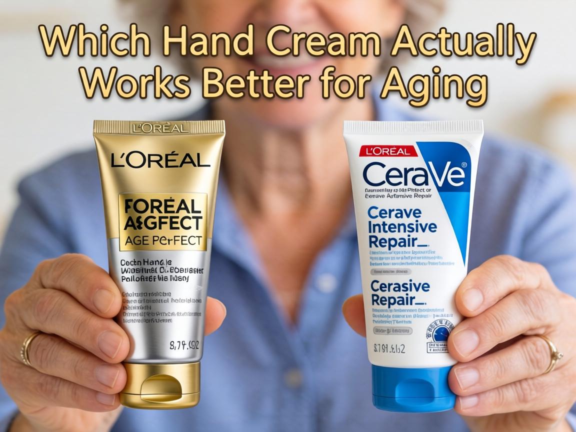 Which Hand Cream Actually Works Better for Aging Hands_ L’Oréal Age Perfect or CeraVe Intensive Repair_