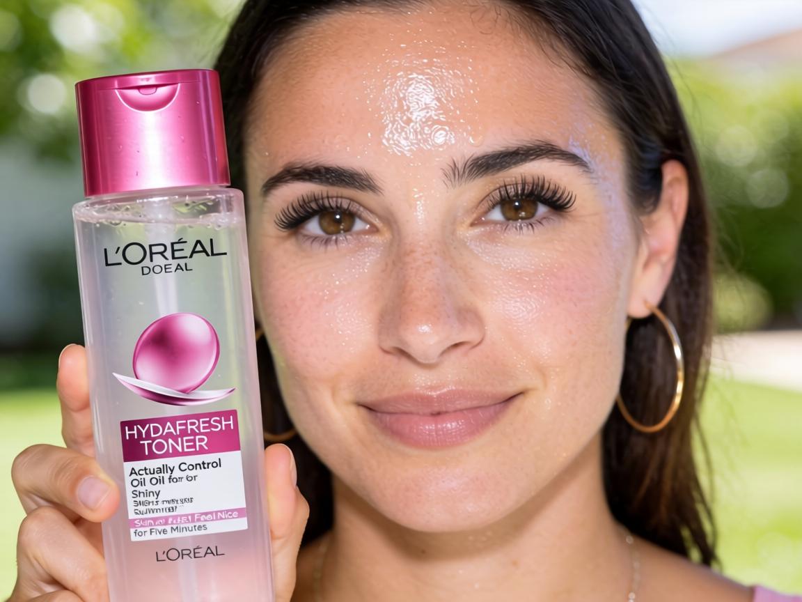 Does L'Oréal Hydrafresh Toner Actually Control Oil for Shiny Summer Skin or Just Feel Nice for Five Minutes_