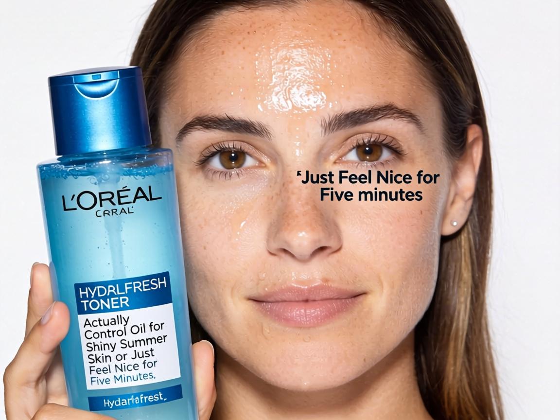 Does L'Oréal Hydrafresh Toner Actually Control Oil for Shiny Summer Skin or Just Feel Nice for Five Minutes_