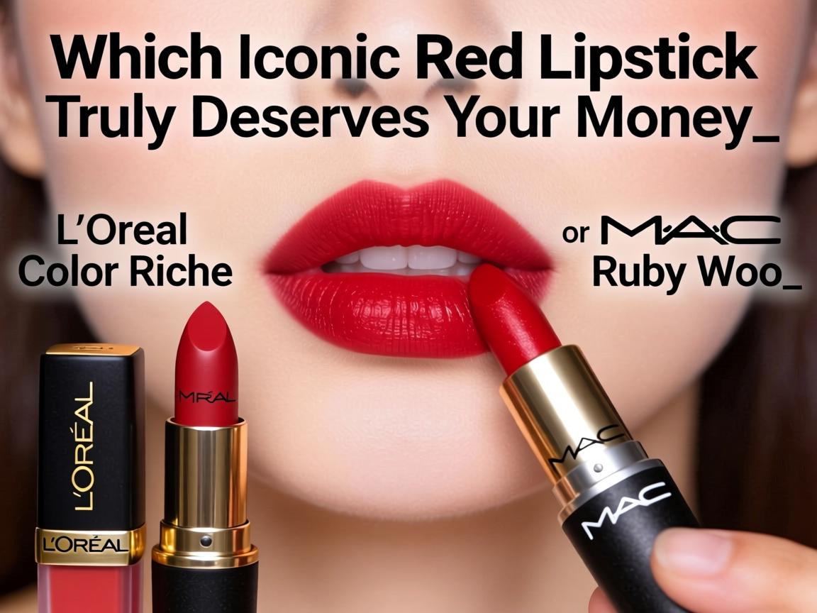 Which Iconic Red Lipstick Truly Deserves Your Money_ L’Oréal Color Riche or MAC Ruby Woo_