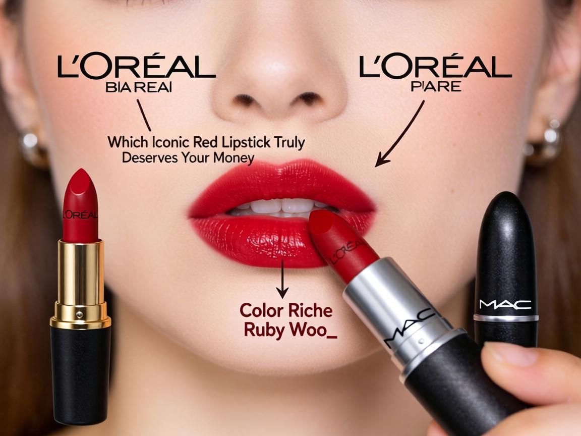 Which Iconic Red Lipstick Truly Deserves Your Money_ L’Oréal Color Riche or MAC Ruby Woo_
