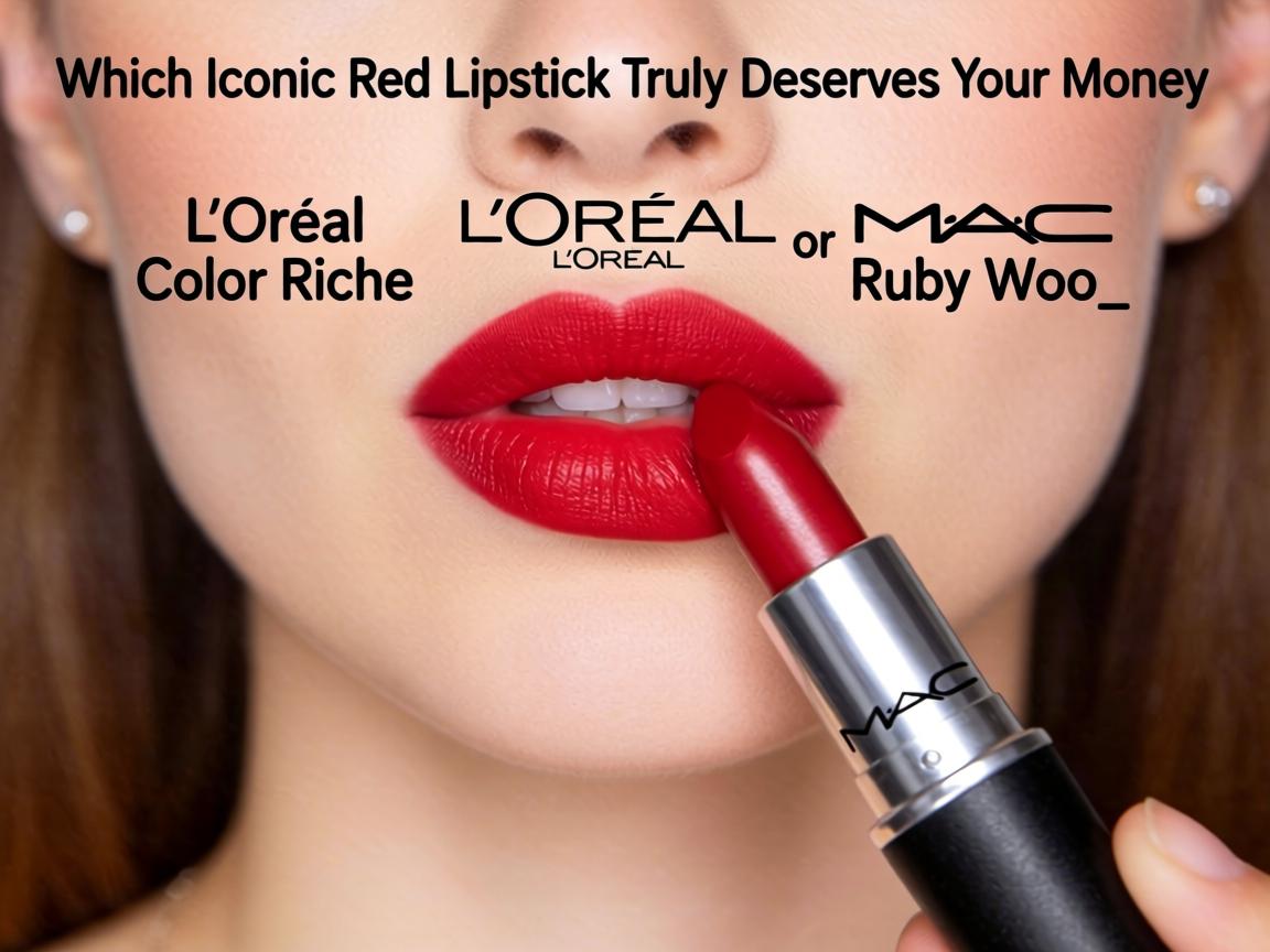Which Iconic Red Lipstick Truly Deserves Your Money_ L’Oréal Color Riche or MAC Ruby Woo_