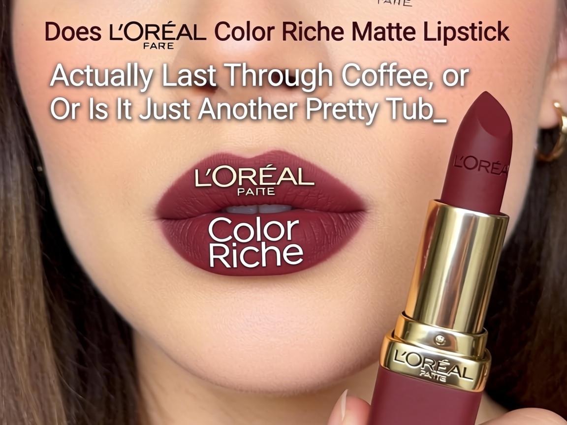 Does L'Oréal Color Riche Matte Lipstick Actually Last Through Coffee, or Is It Just Another Pretty Tube_