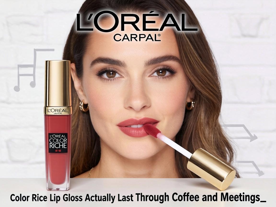 Does L’Oréal Color Riche Lip Gloss Actually Last Through Coffee and Meetings_