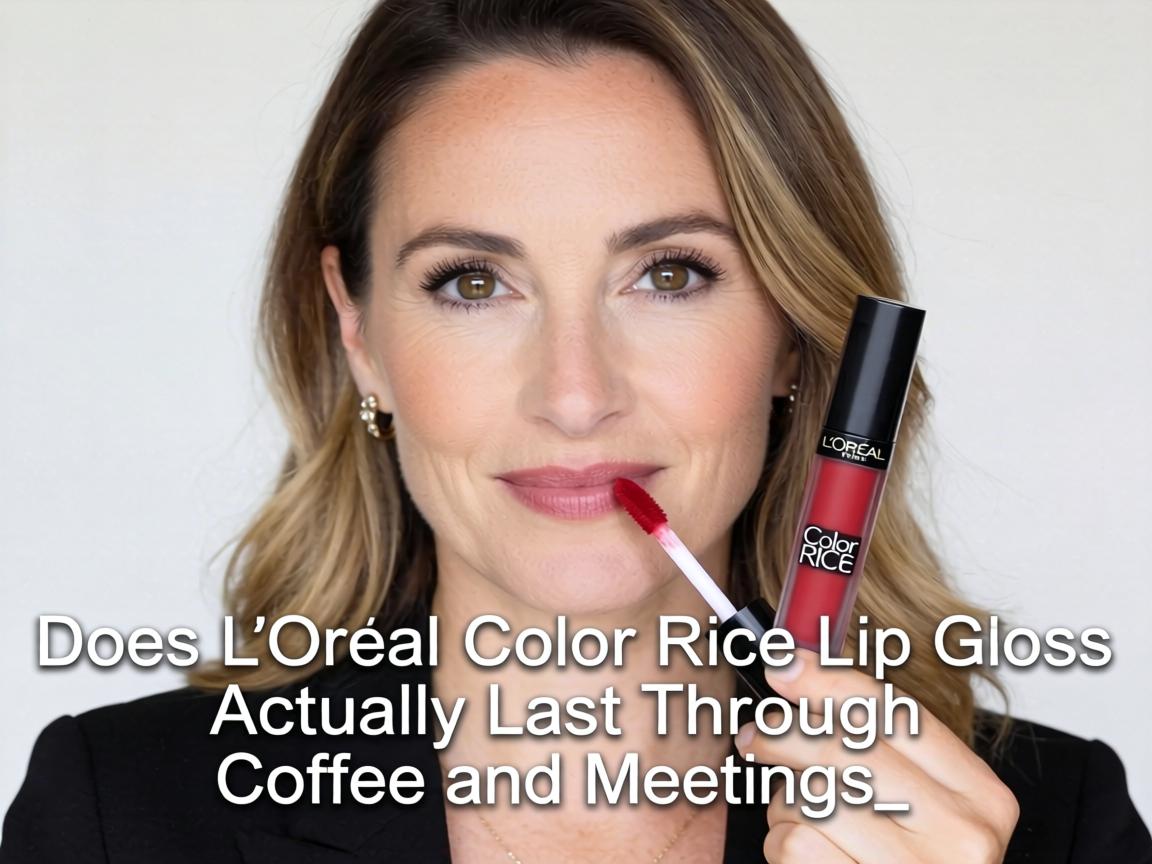Does L’Oréal Color Riche Lip Gloss Actually Last Through Coffee and Meetings_