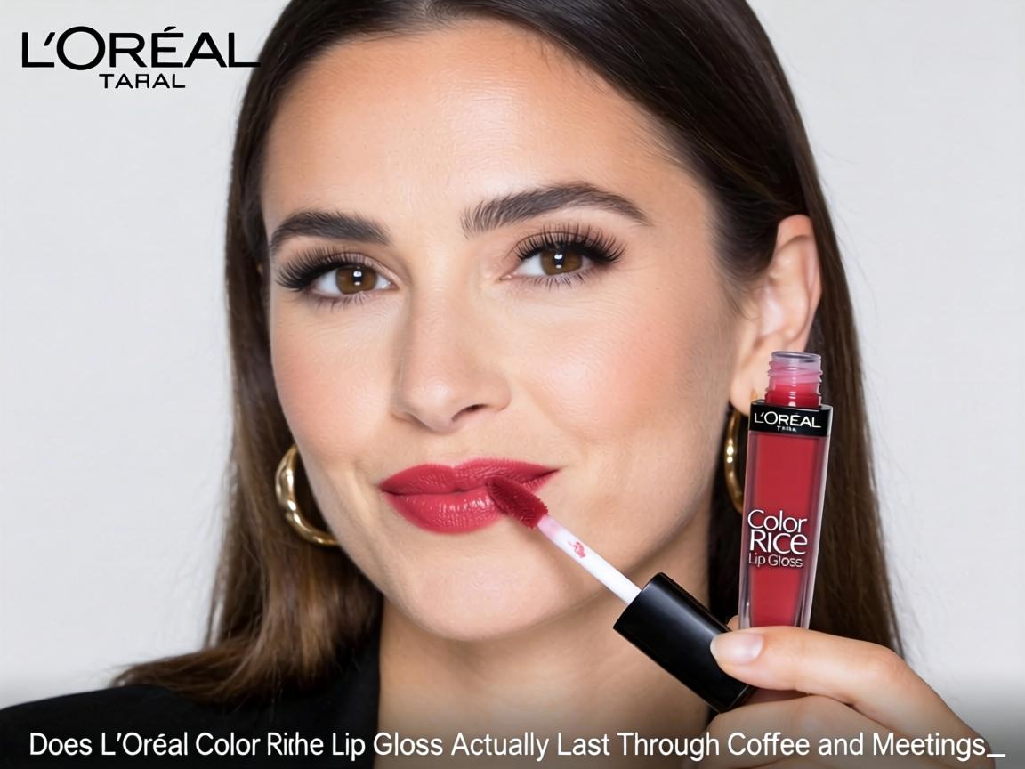 Does L’Oréal Color Riche Lip Gloss Actually Last Through Coffee and Meetings_