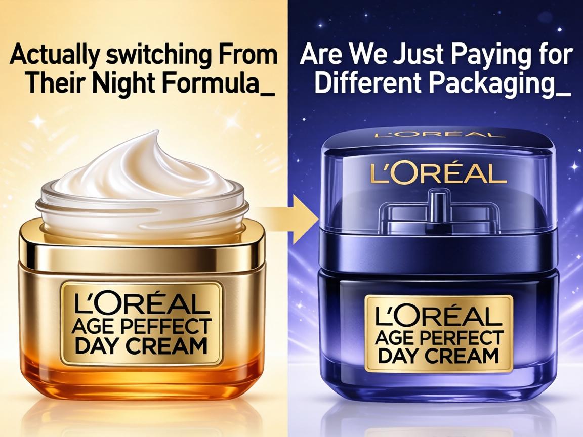 Is L'Oréal Age Perfect Day Cream Actually Worth Switching From Their Night Formula, or Are We Just Paying for Different Packaging_