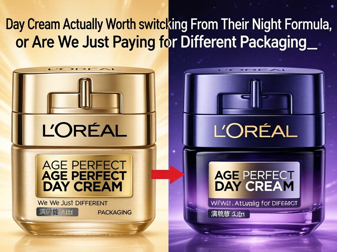 Is L'Oréal Age Perfect Day Cream Actually Worth Switching From Their Night Formula, or Are We Just Paying for Different Packaging_