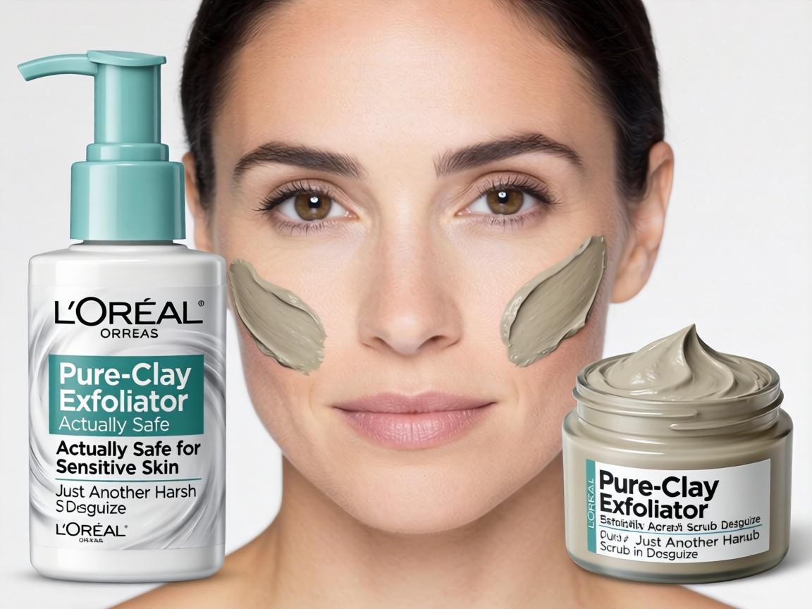 Is L'Oréal's Pure-Clay Exfoliator Actually Safe for Sensitive Skin or Just Another Harsh Scrub in Disguise_