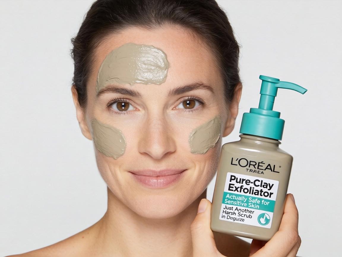 Is L'Oréal's Pure-Clay Exfoliator Actually Safe for Sensitive Skin or Just Another Harsh Scrub in Disguise_