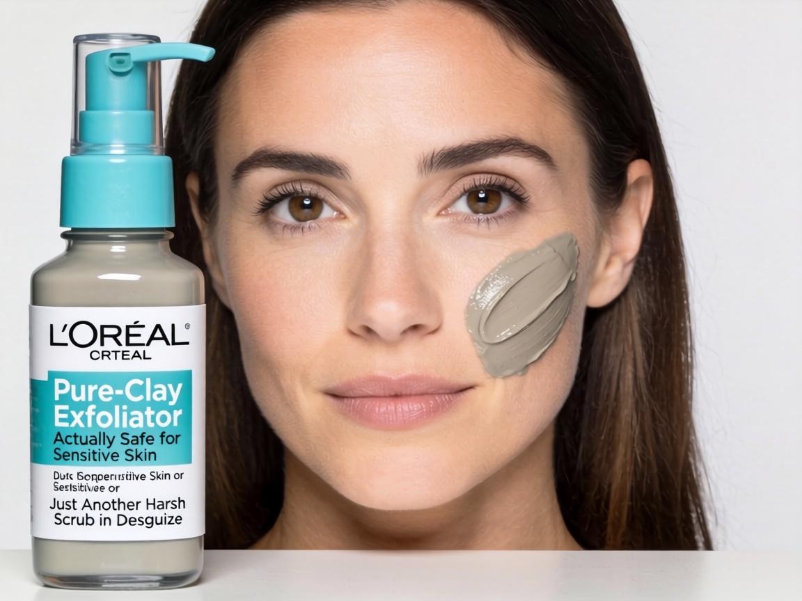 Is L'Oréal's Pure-Clay Exfoliator Actually Safe for Sensitive Skin or Just Another Harsh Scrub in Disguise_