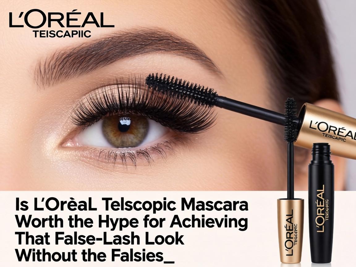 Is L'Oréal Telescopic Mascara Worth the Hype for Achieving That False-Lash Look Without the Falsies_
