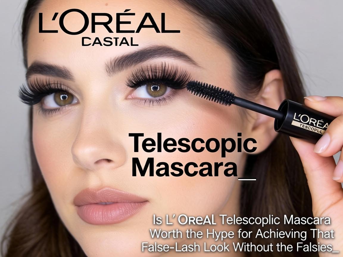 Is L'Oréal Telescopic Mascara Worth the Hype for Achieving That False-Lash Look Without the Falsies_